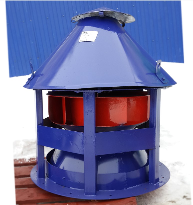 Вентилятор крышный коррозионно-стойкий, морозостойкий УВЗ ВКР-11,2-К1М Градирни